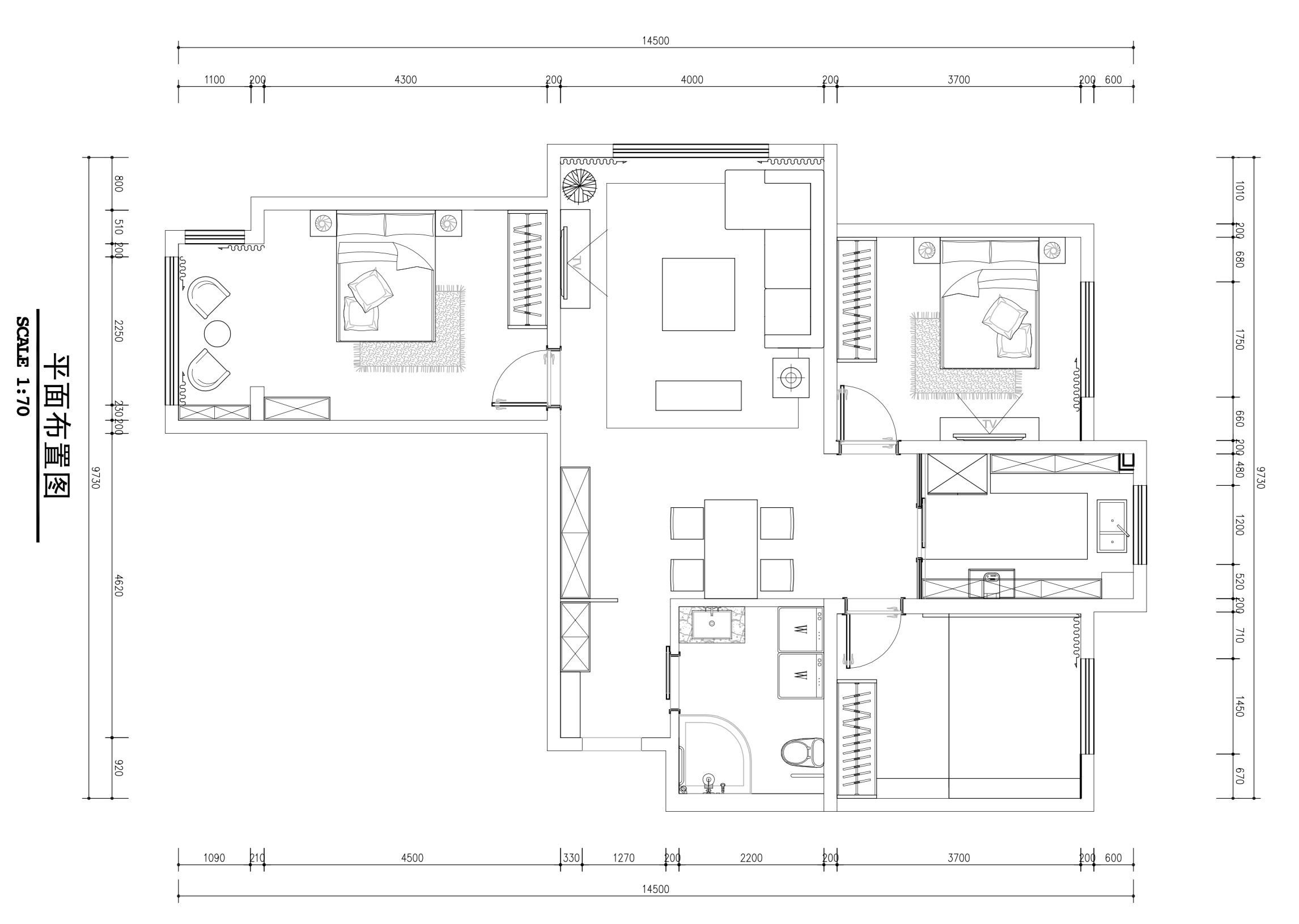 大同 90㎡养老住宅设计丨中国大同丨富华-9