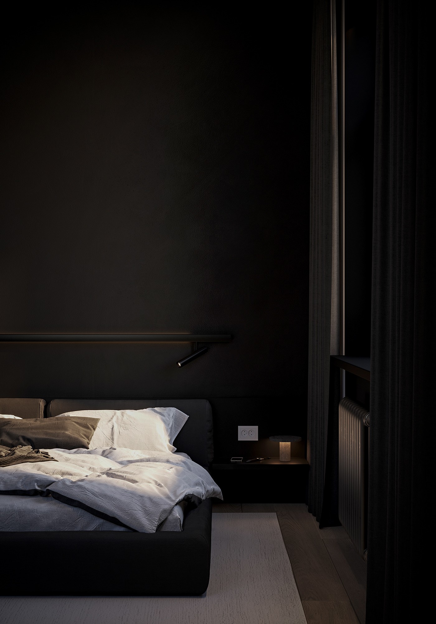 深色系公寓设计-8