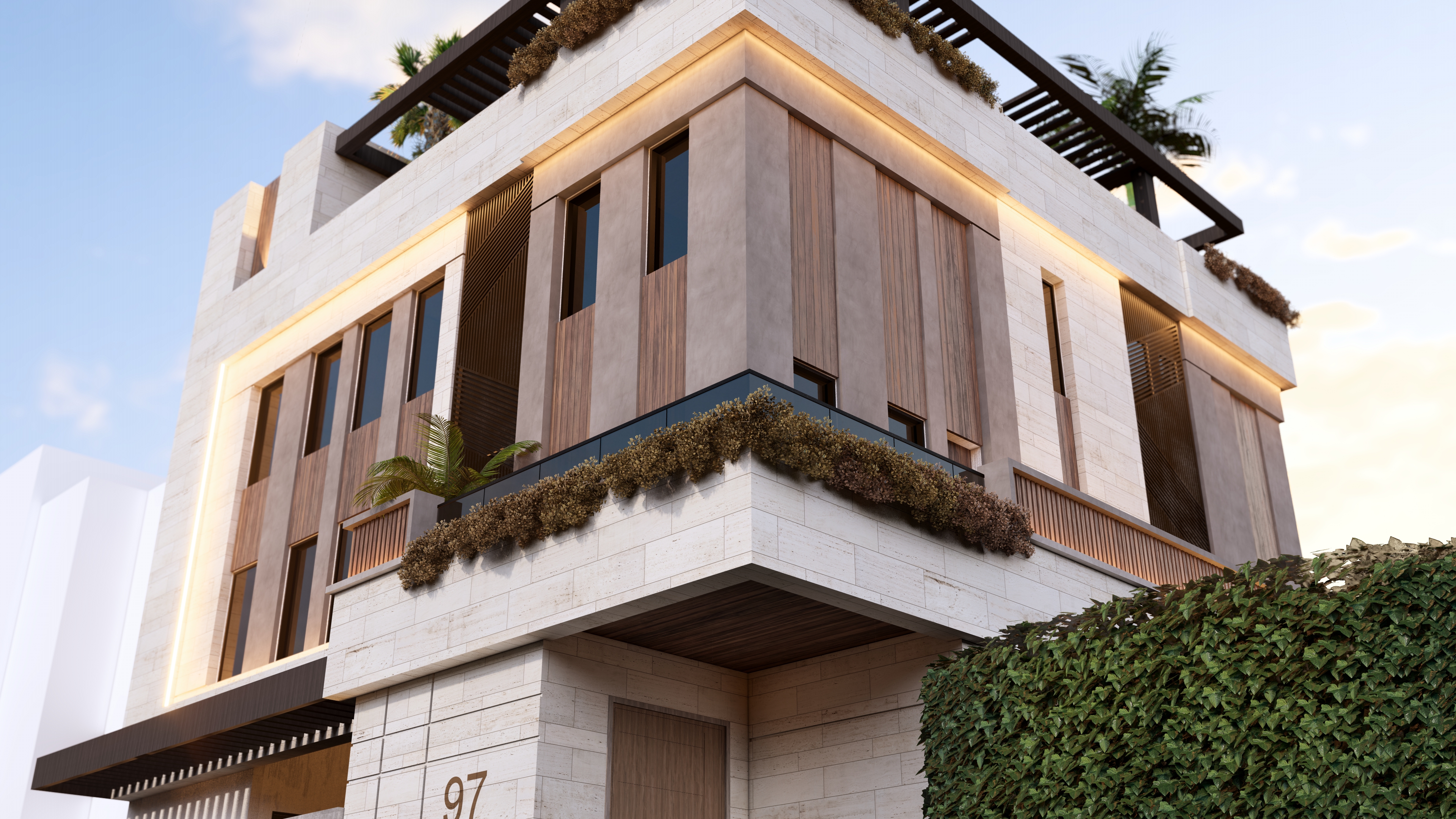 科威特现代当代别墅-31