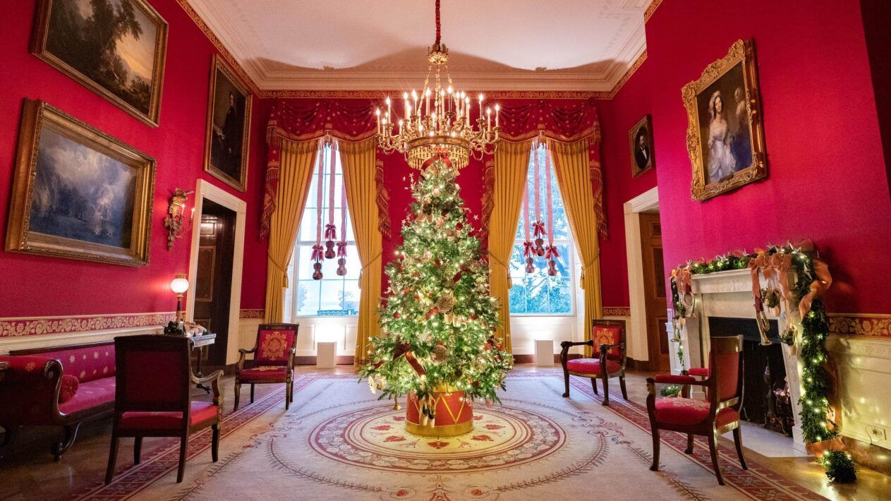 2021年白宫圣诞装饰丨美国-2