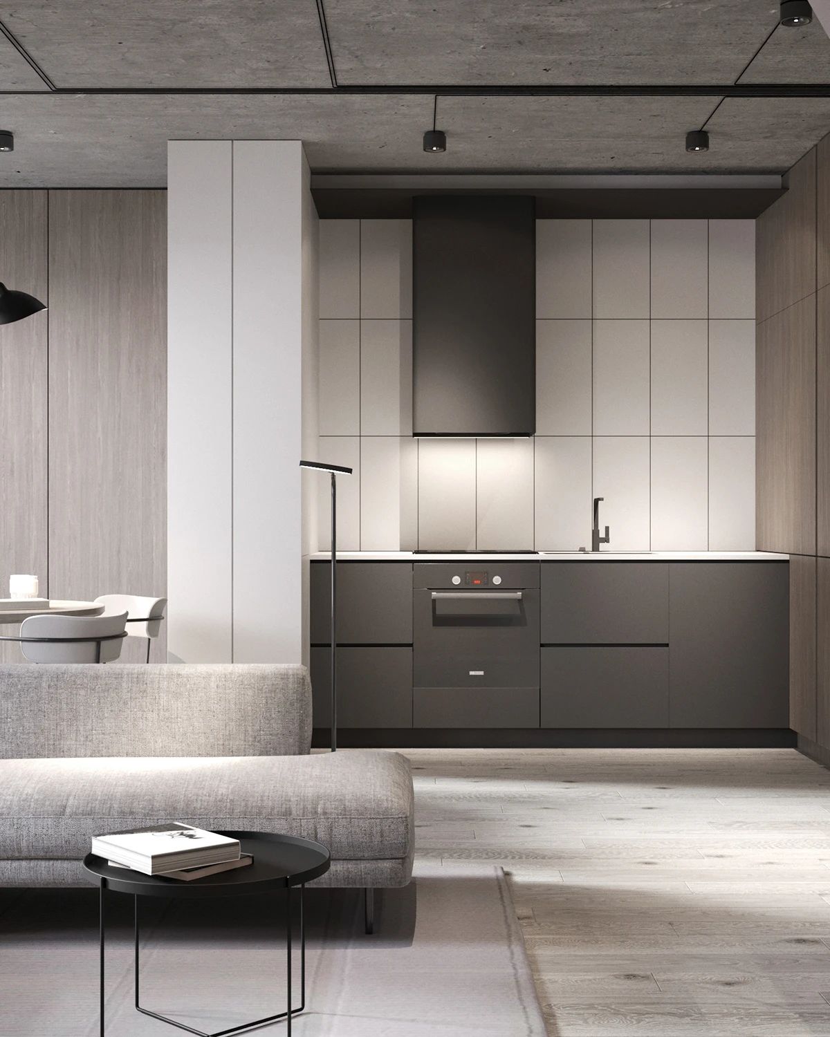 红绿撞色两室一厅丨Oleksandra Teslia-64