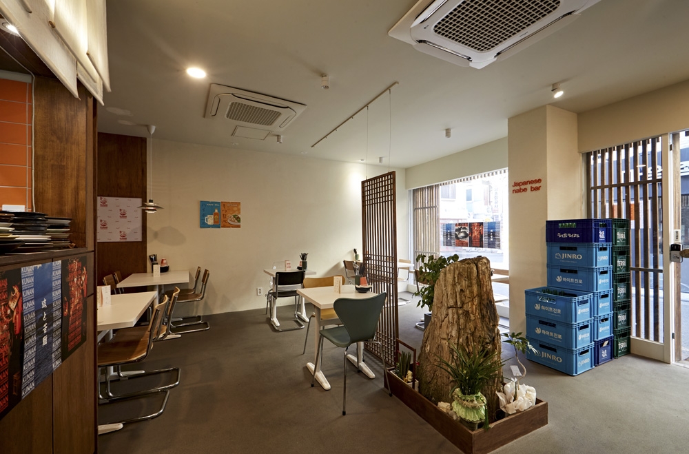 首尔심야식당 쿠난 | 화이트우드 앤틬크打造现代简约餐厅-7