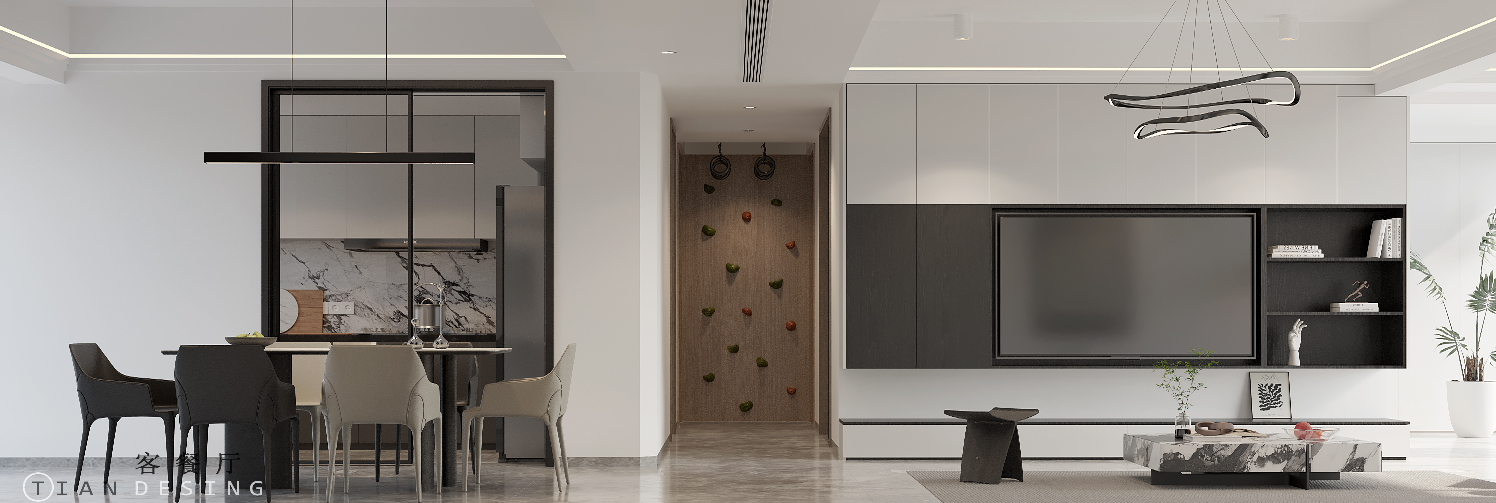 粉白黛黑现代黑灰白（万象府台）丨中国长沙-13