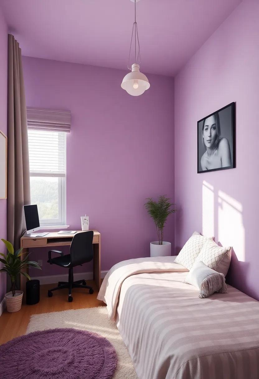 薰衣草与灰色女孩房改造-90