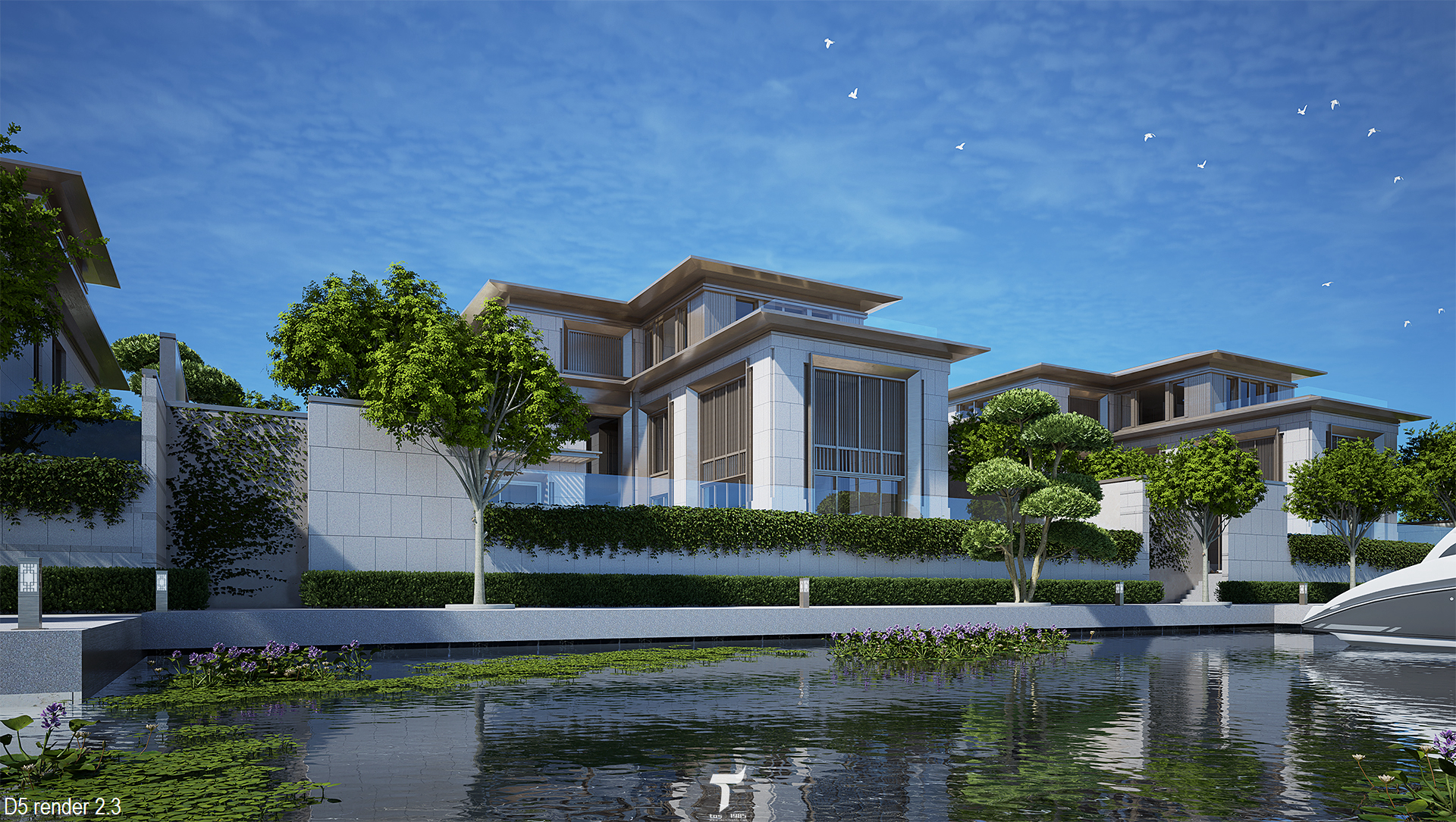 D5渲染器近期室外建筑表现图-11