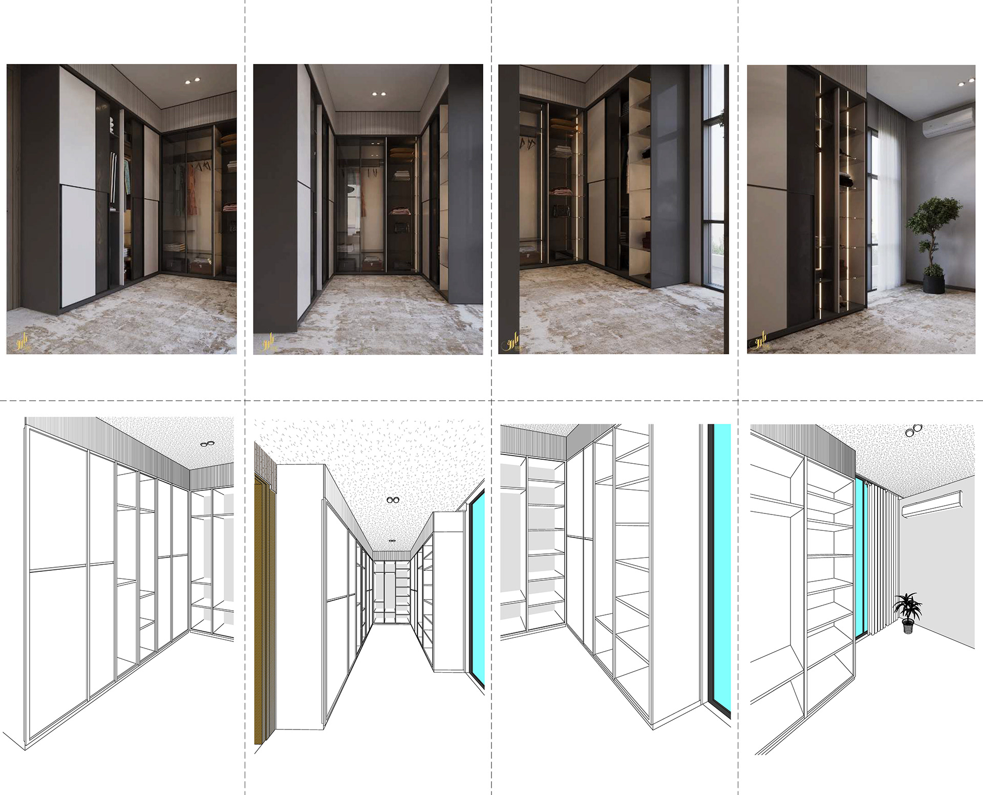 RA 住宅  室内套餐丨沙特阿拉伯丨Bariq Consultants-57