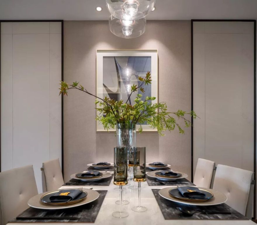 岛城绿如蓝——派尚设计青岛卓越·维港样板房-23