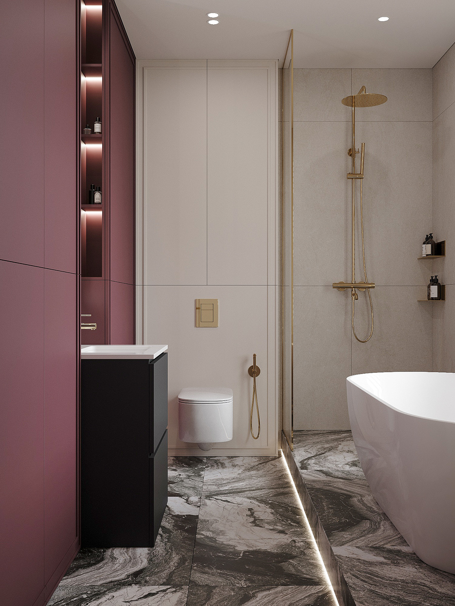 Современная классика в интерьере частного дома-40