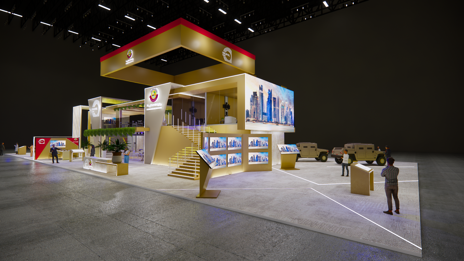 ministry of interior qatar,exhibition,event,booth-4