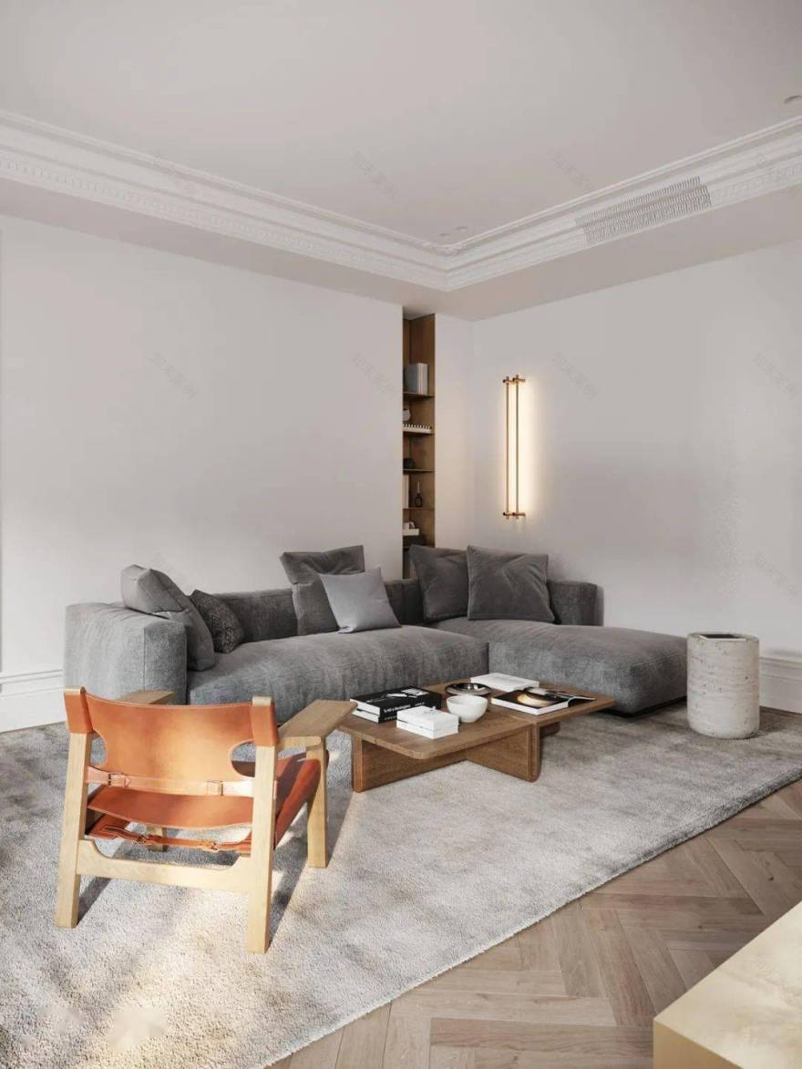 极简留白,诗意空间 · 现代高级住宅设计丨某某设计师-12