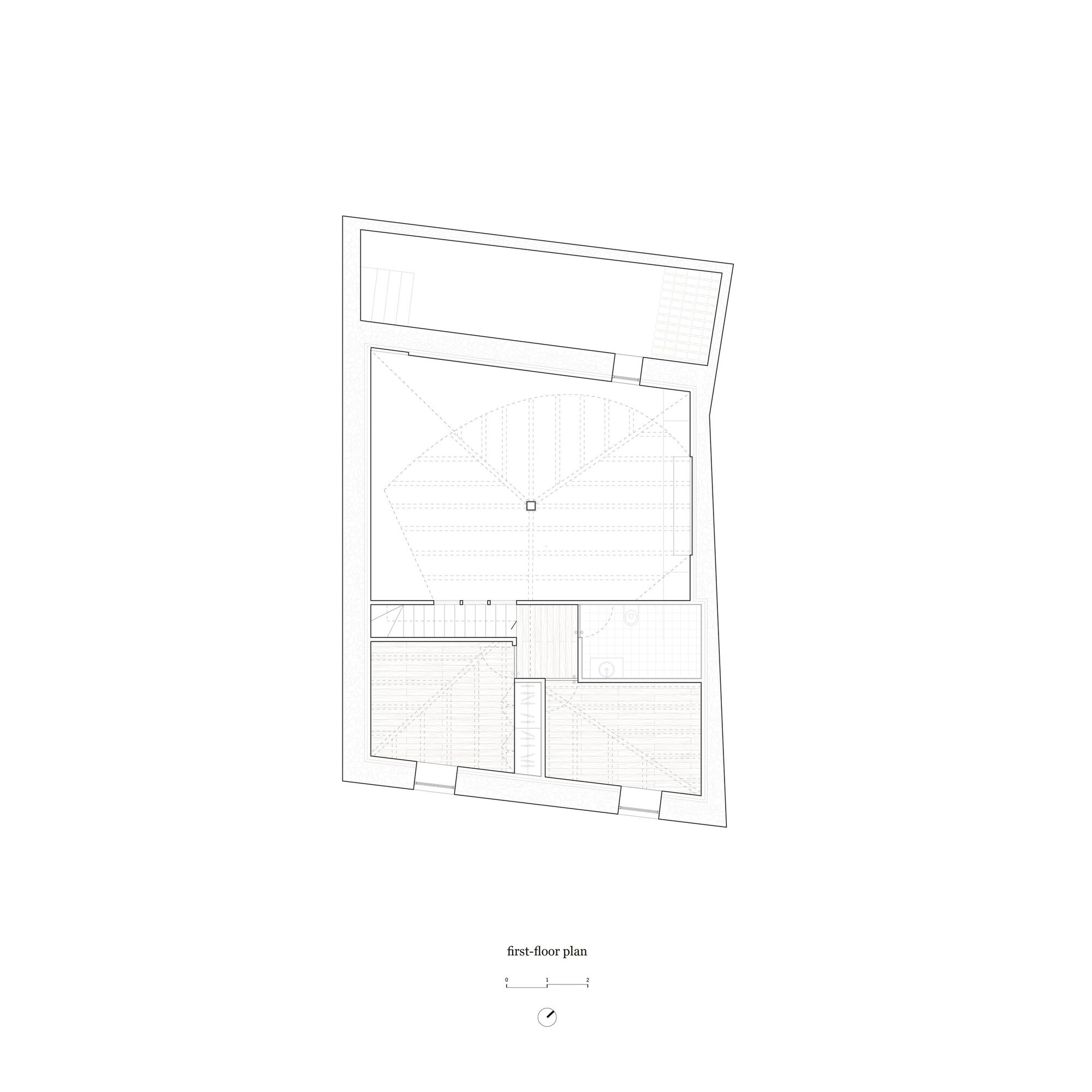 Cut(outs) House – Ceiling, Walls and Pillar  / Corpo Atelier-29