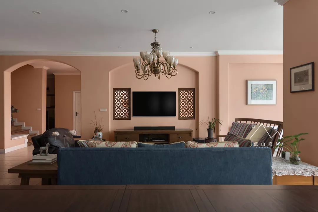 旧别墅新生活 | 南山瞰景,色彩斑斓的改造设计-50