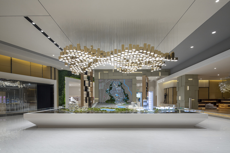 中新·知识城展示空间设计 | 现代简约的未来科技感-9