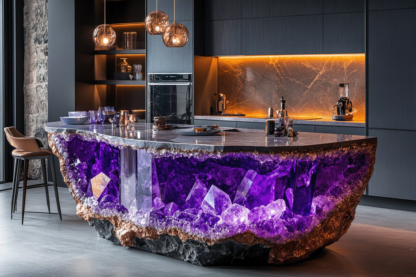 Extraordinary Bespoke Kitchen Islands by AICI-149