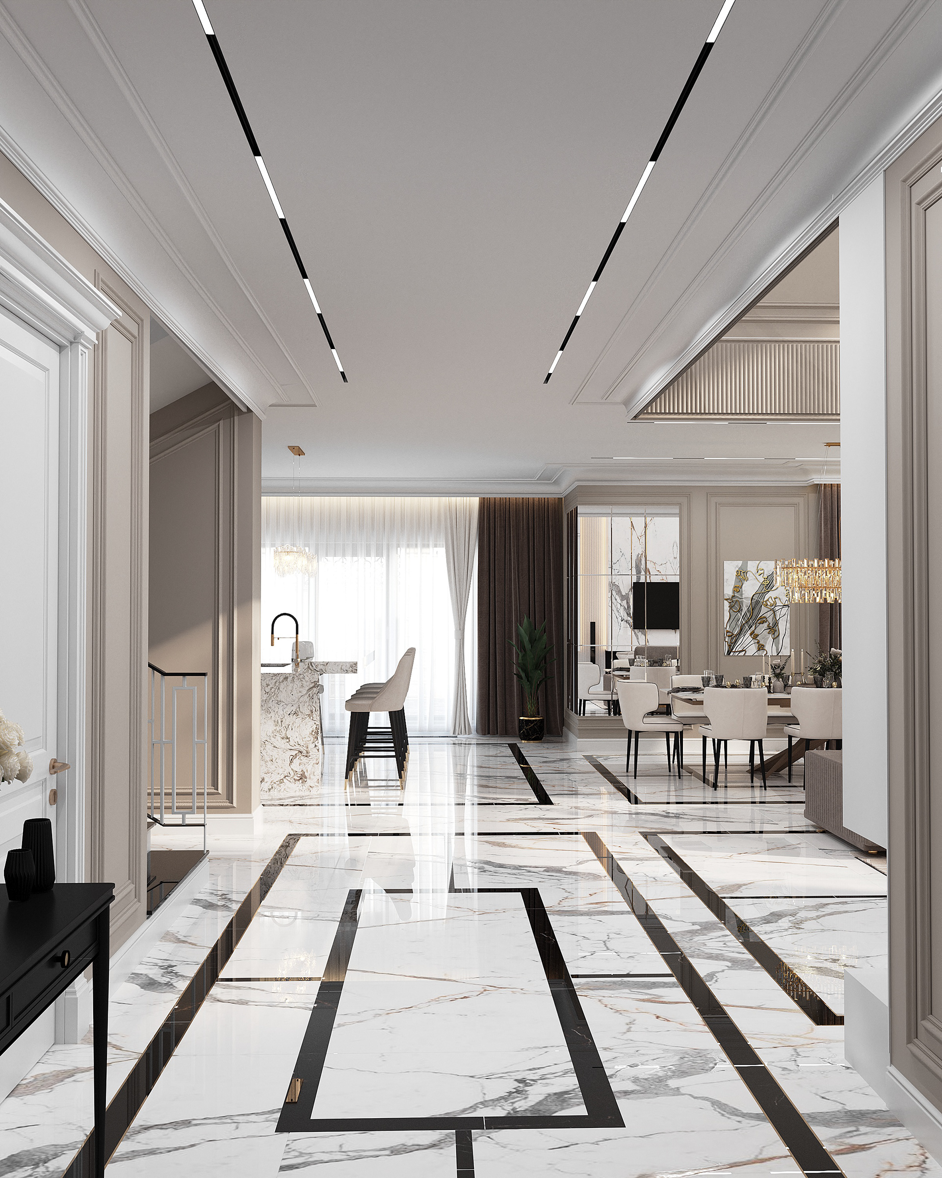 雅罗斯拉夫尔新古典主义别墅丨俄罗斯莫斯科丨WHITE SKILL STUDIO-22