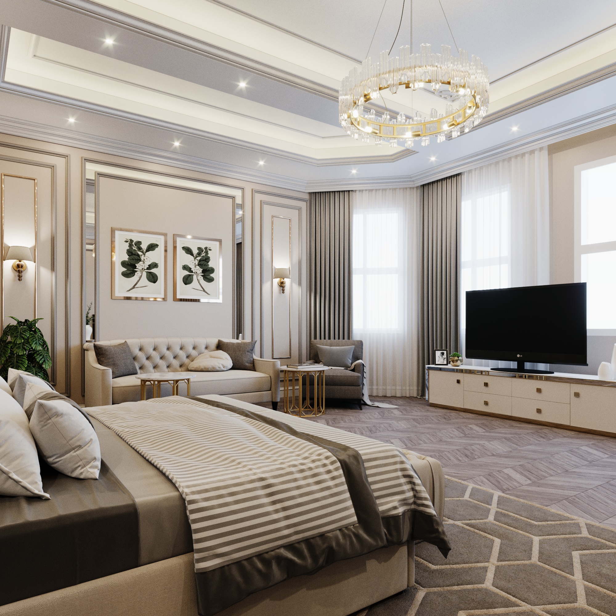 新古典主义别墅丨Shady Salah-46