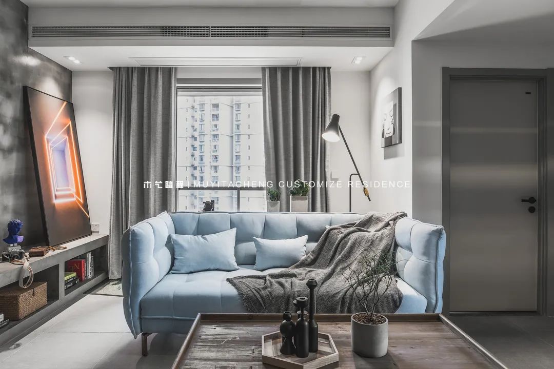 重庆彩云湖现代混搭风平层设计丨中国重庆丨邓子设计-19