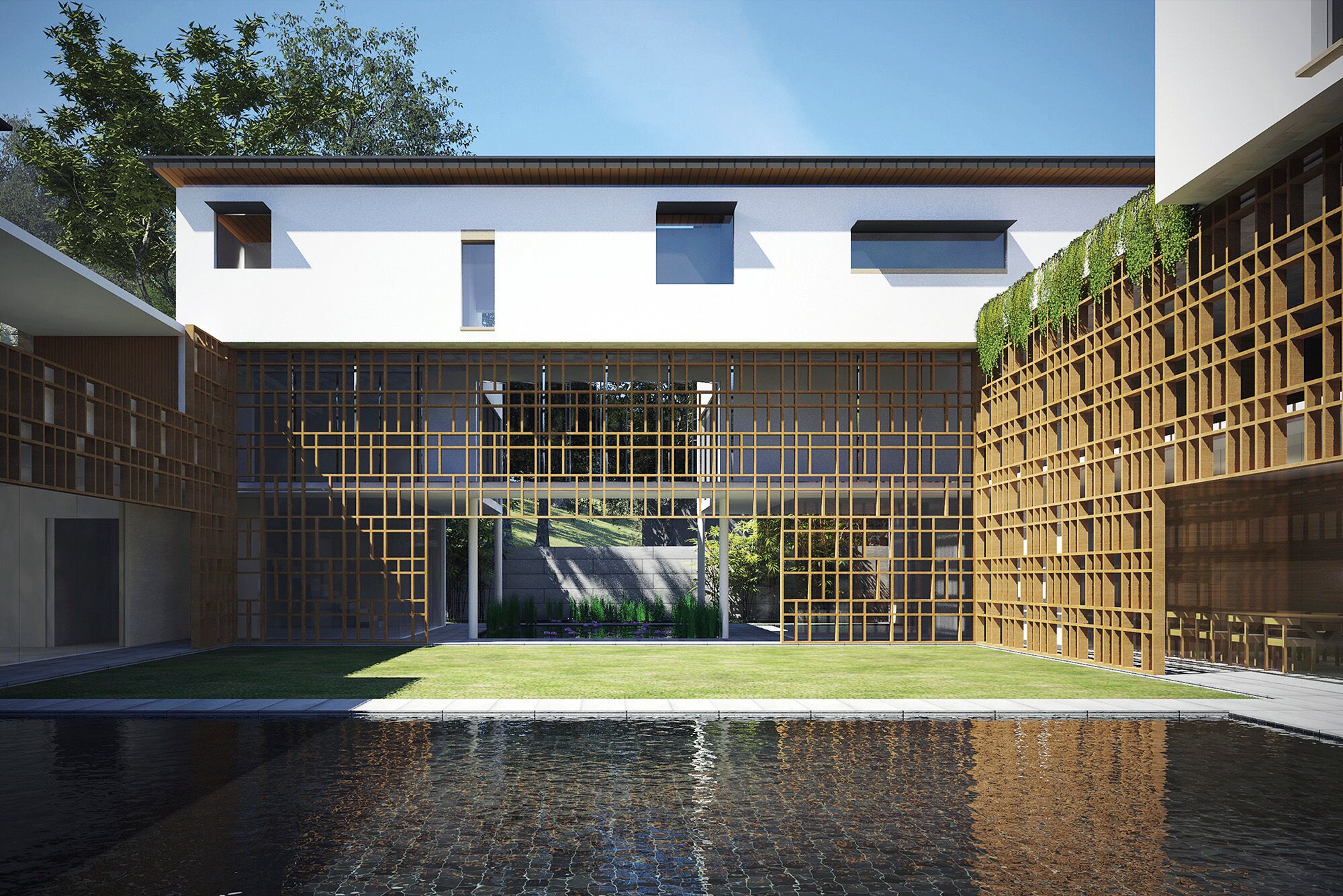 The Courtyard House Brewin Design Office-4