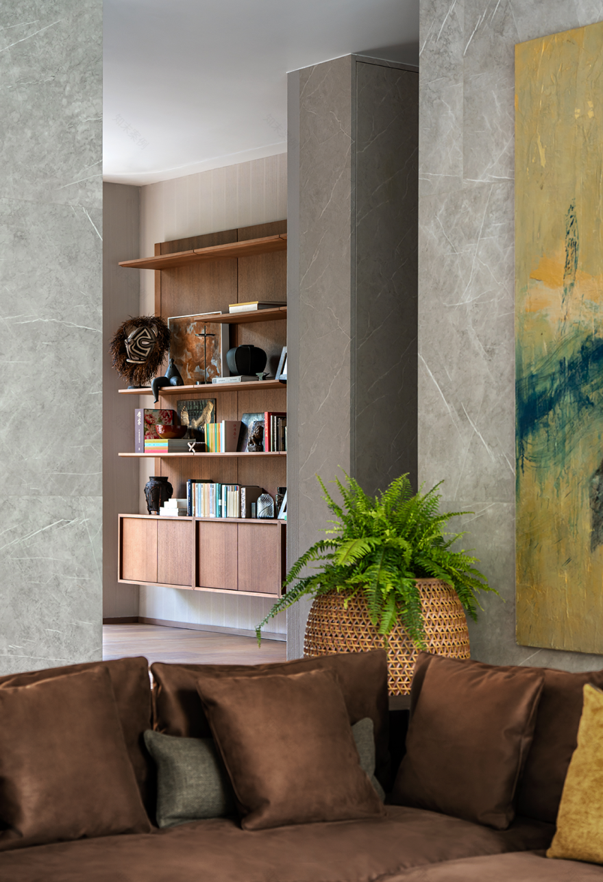 9SDG李东灿 · 广州480㎡当代豪宅,洞穴式居所,《空间协奏曲》丨中国广州-55