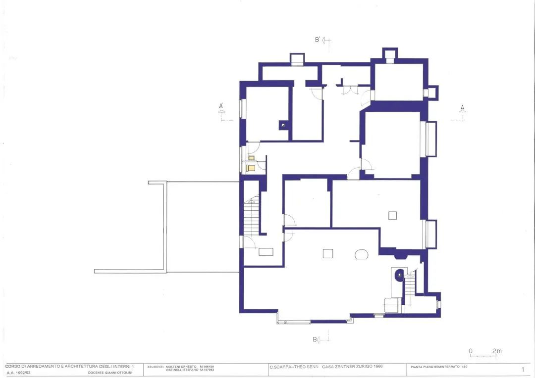 曾特纳之家丨瑞士苏黎世丨卡洛·斯卡帕-23