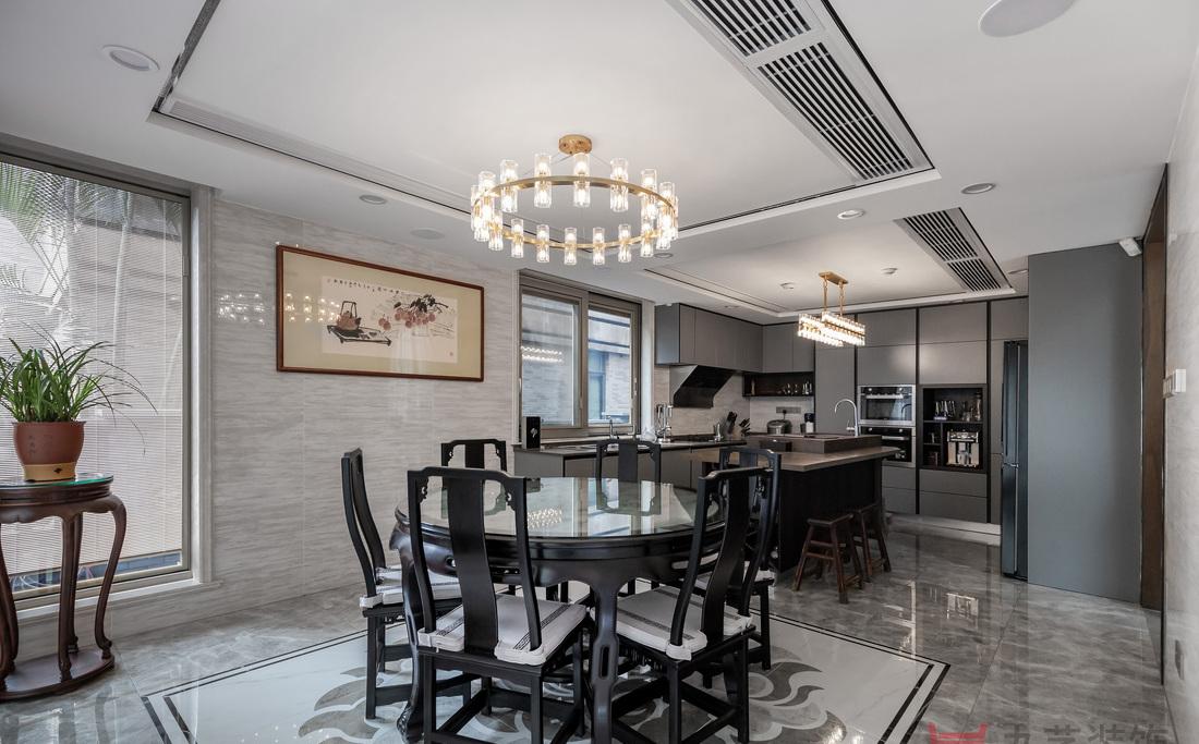 九艺装饰丨别墅丨【优雅中式】东方极境-27