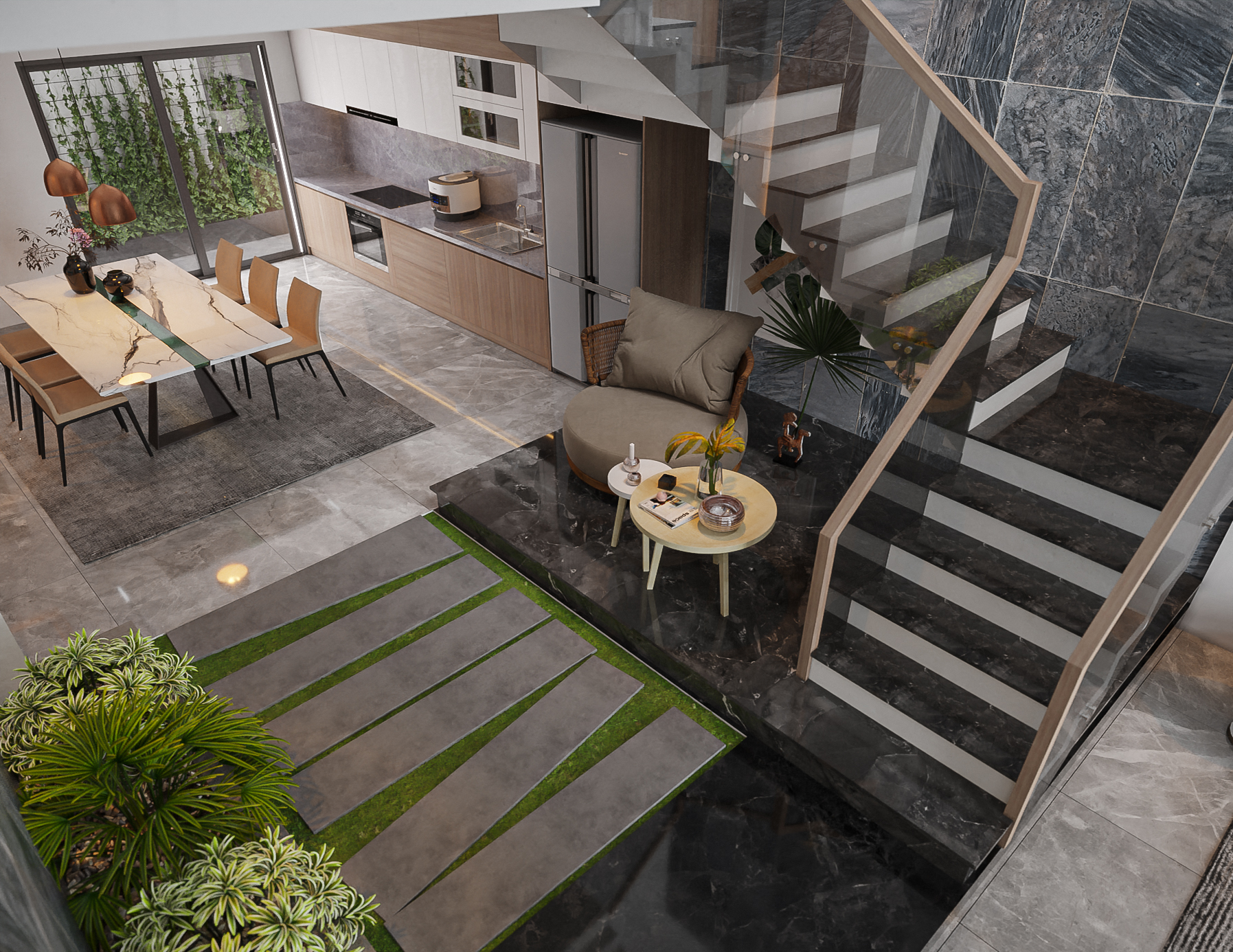 Nội Thất Nhà Phố (T house)-9