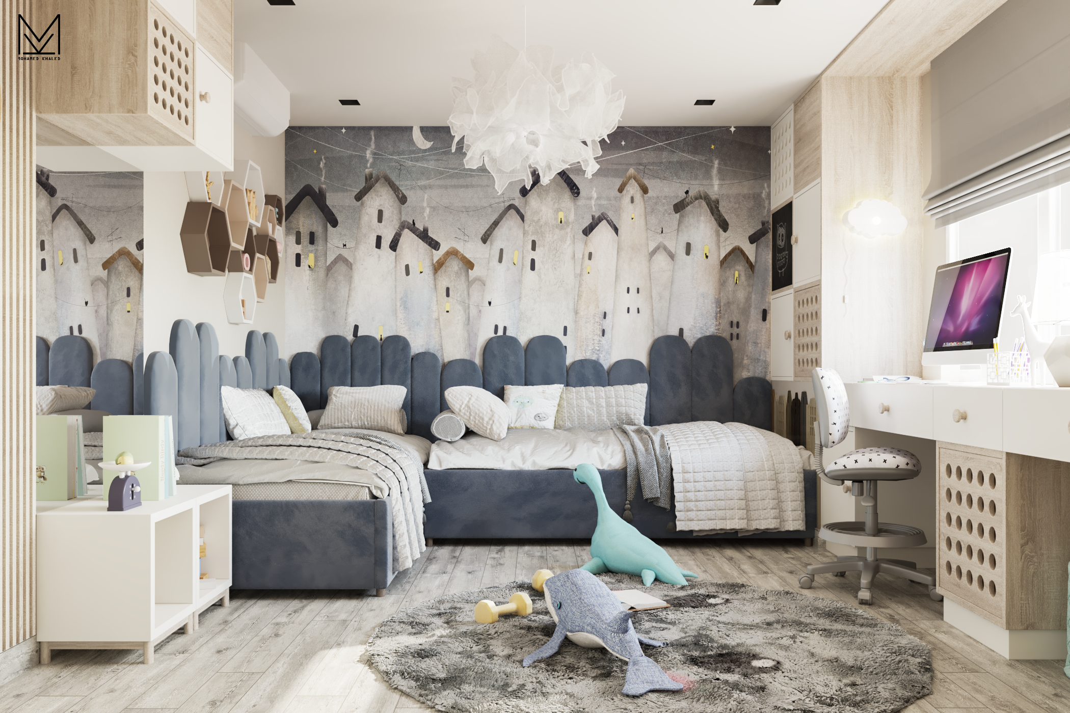 儿童卧室丨埃及丨Mohamed Khaled designs MKD-7