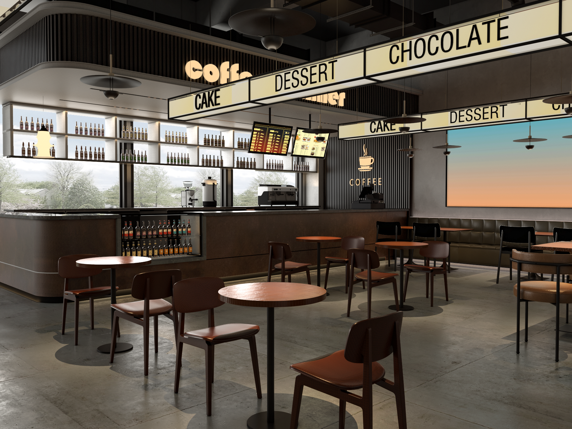 丫米丫米时尚餐吧-1