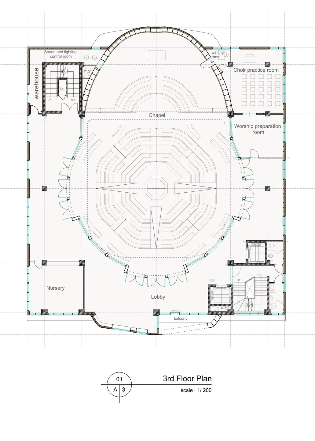 永宗岛 Onnuri 教堂丨韩国丨shinslab architecture-39