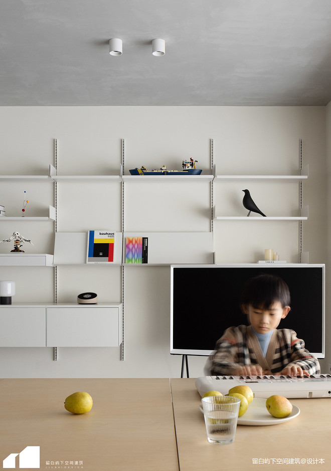 50万元三居128平米装修案例（留白·私宅 ｜礼物｜十岁你好！）丨留白屿下空间建筑-25