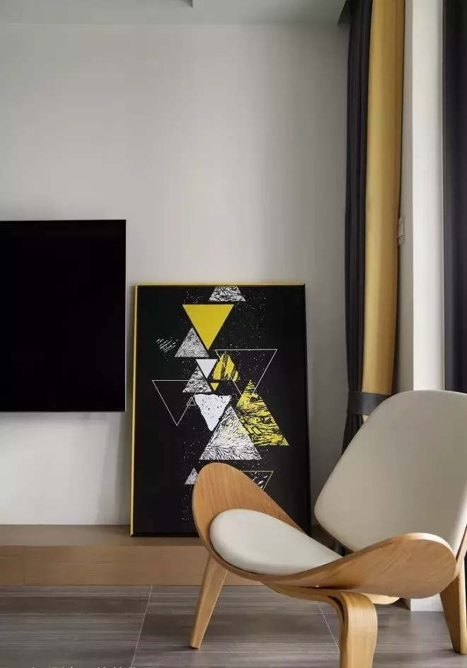 118㎡北欧风加上轻工业元素公寓  云行空间建筑设计-19