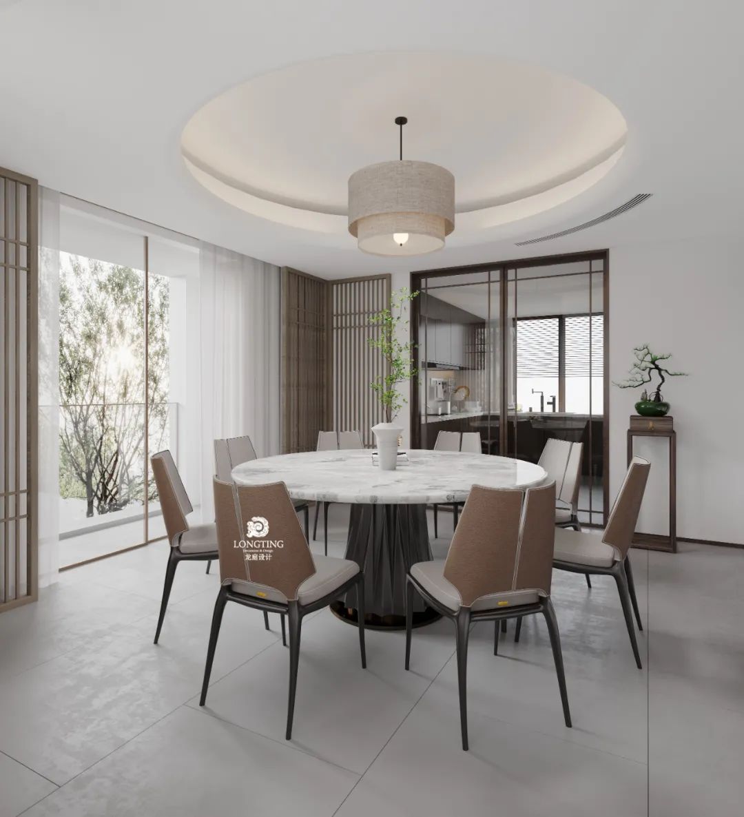 天玺 436 方新中式风格设计丨中国湖州丨龙庭设计-9