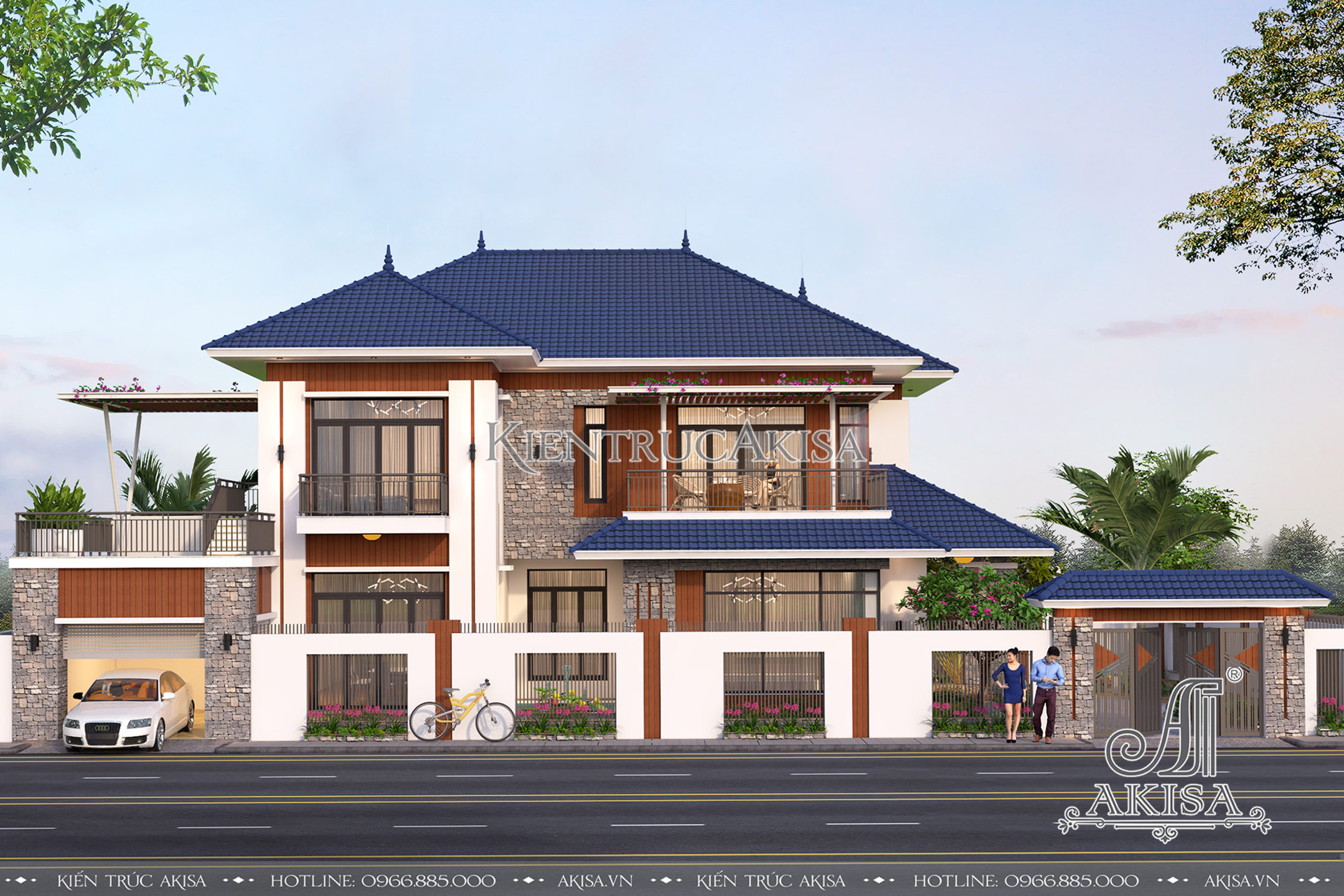 现代 2 层日式别墅设计丨Kiến trúc Akisa-8