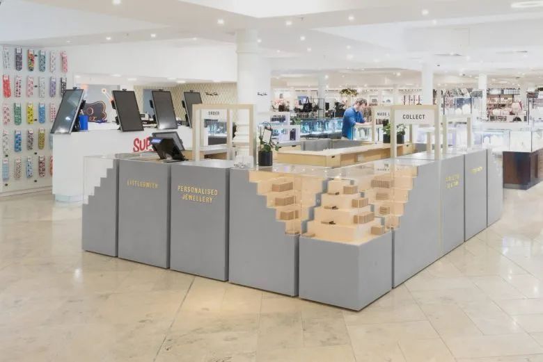 有趣的中岛珠宝展示柜台设计丨米尚丽零售设计网-17