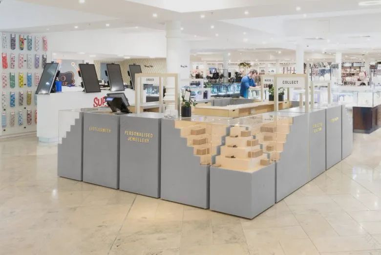 有趣的中岛珠宝展示柜台设计丨米尚丽零售设计网-17