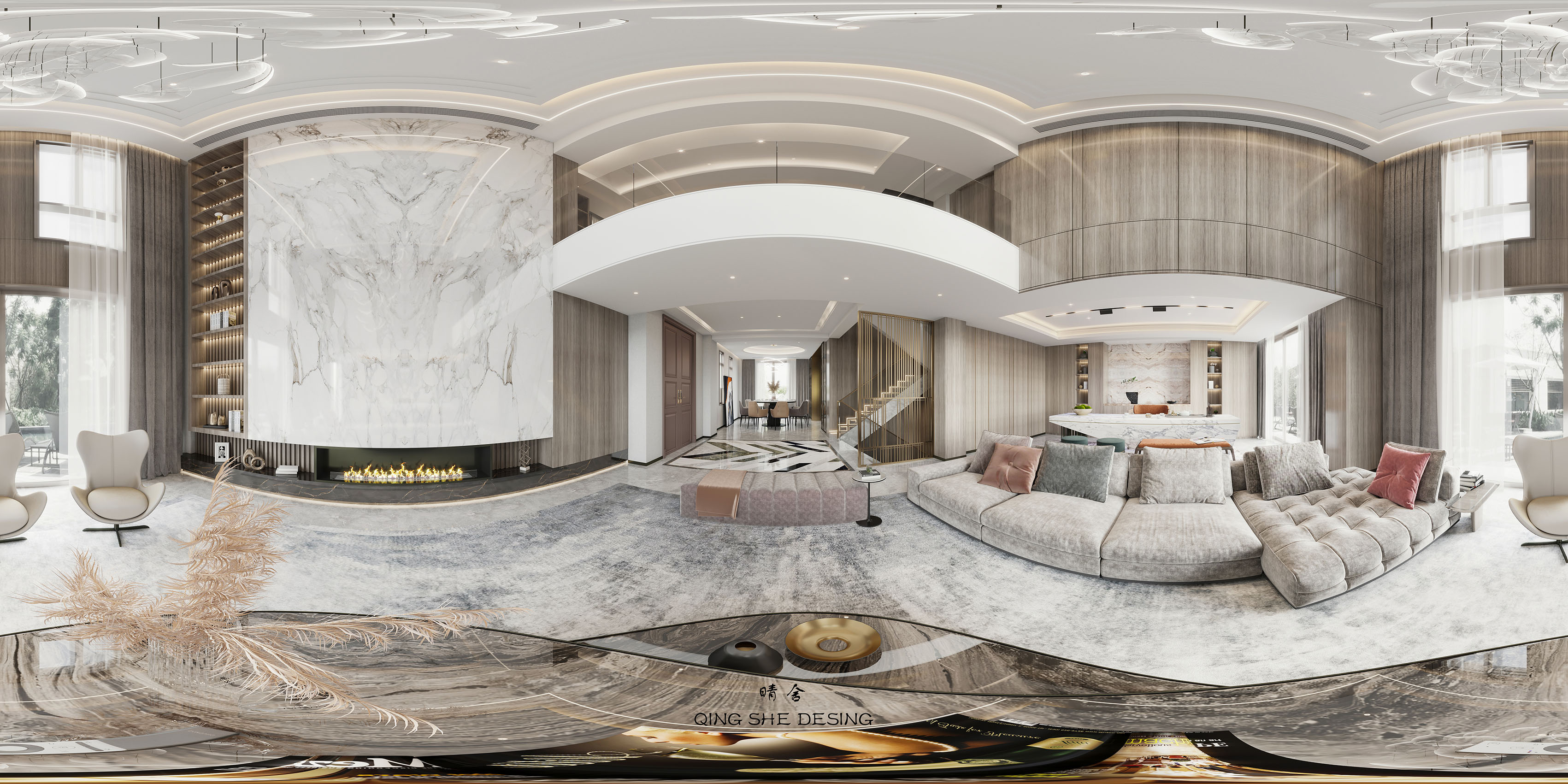 颐景御园建材生意业主的稳重温馨之家-7