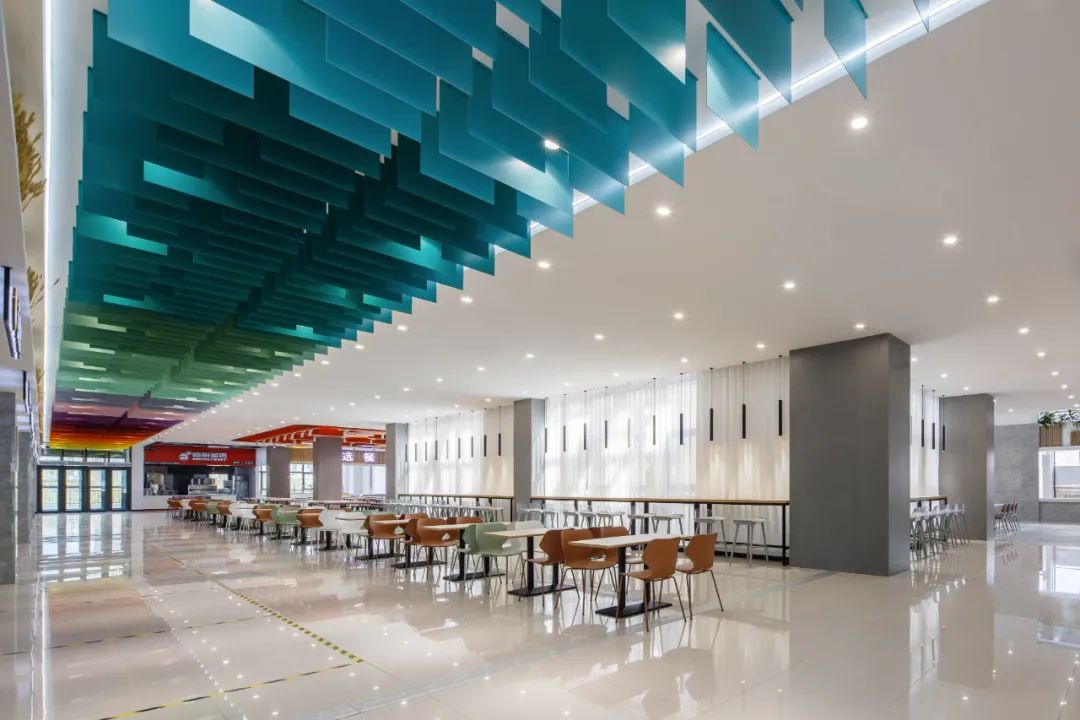 河南工业大学餐厅丨中国郑州丨晓寒建筑空间设计-77