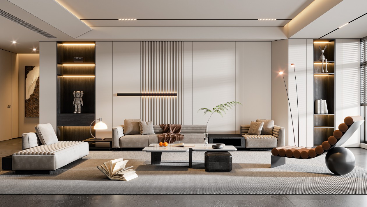 现代简约客餐厅来一组-2