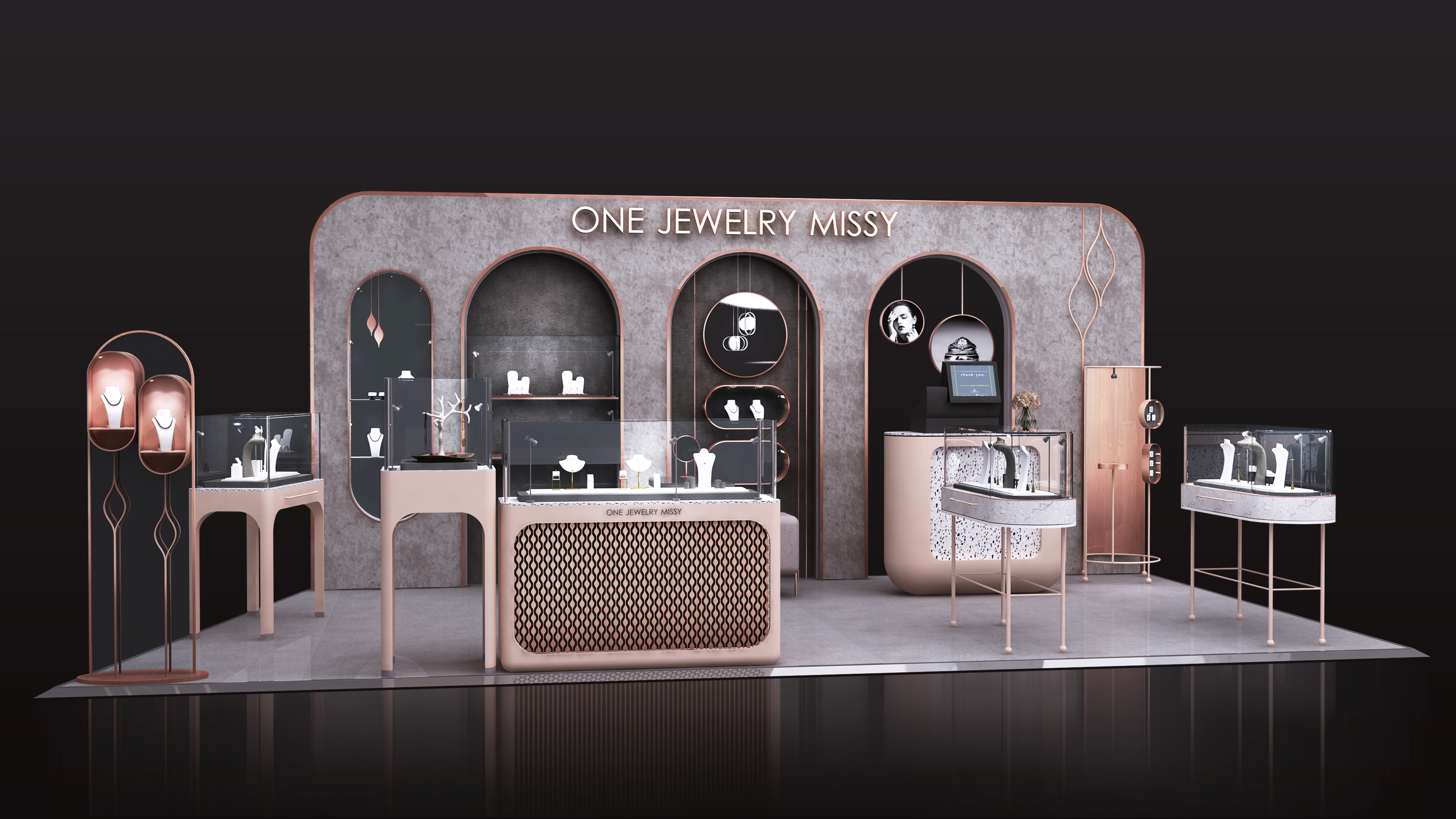 One Jewelry at Wanxiang shopping mall, Shanghai, China-5