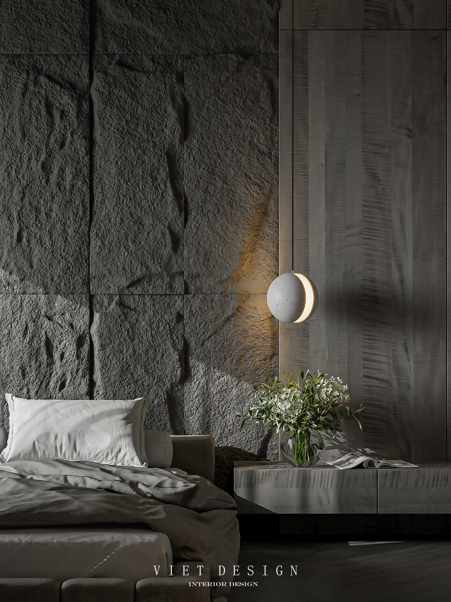 脉纹别墅丨VIET Design-38