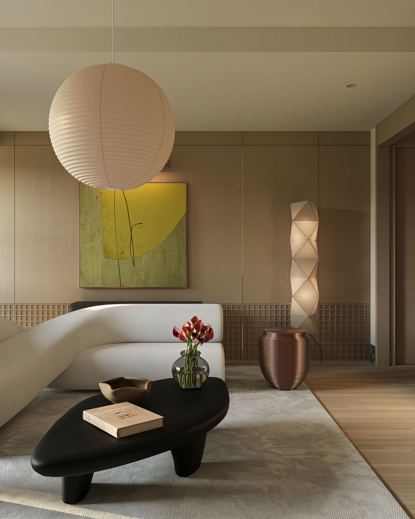 现代自然风的理想家居丨中国上海丨全案设计-11