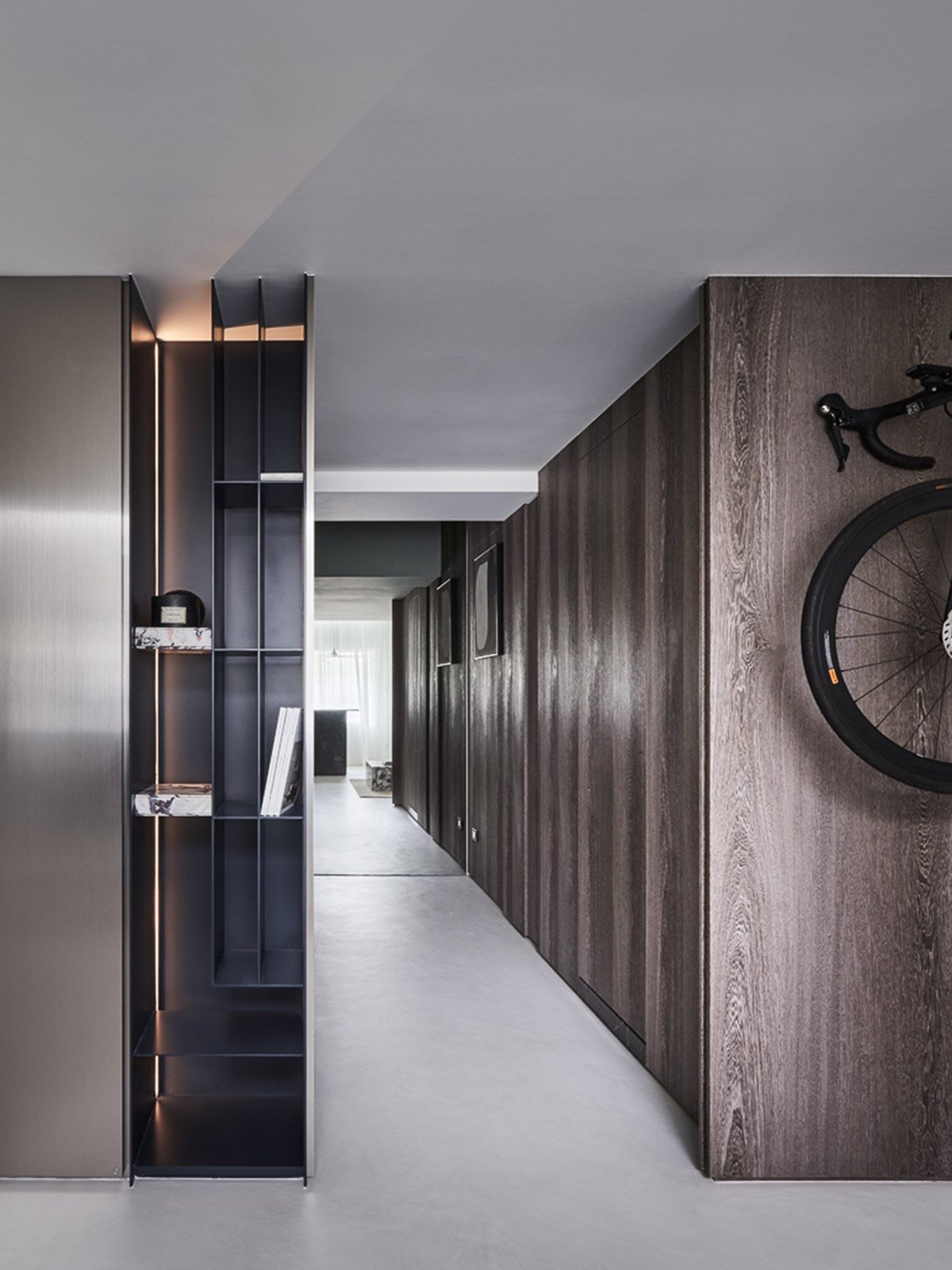 198㎡黑白经典极简的家-11