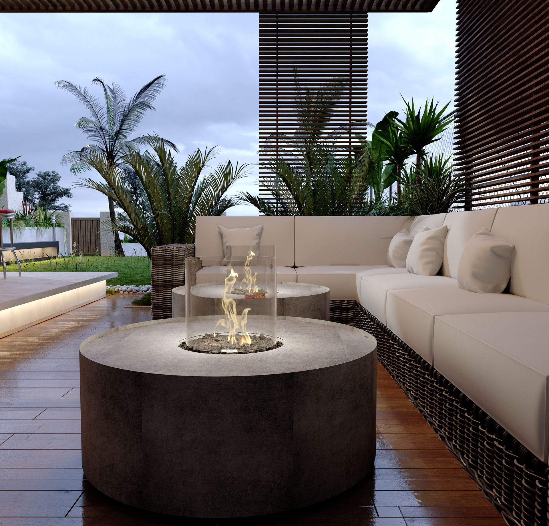 Villa landscape "palm hills katamya"-11