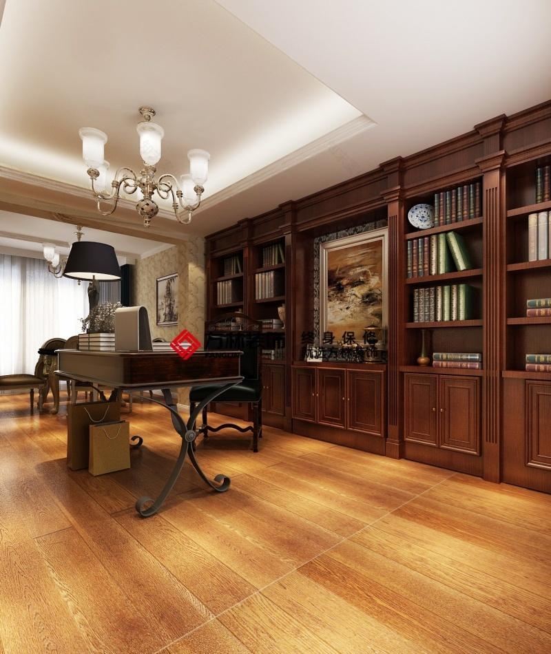 恒大华府 288 平欧式风格装修,诠释复古与自然的完美融合-13