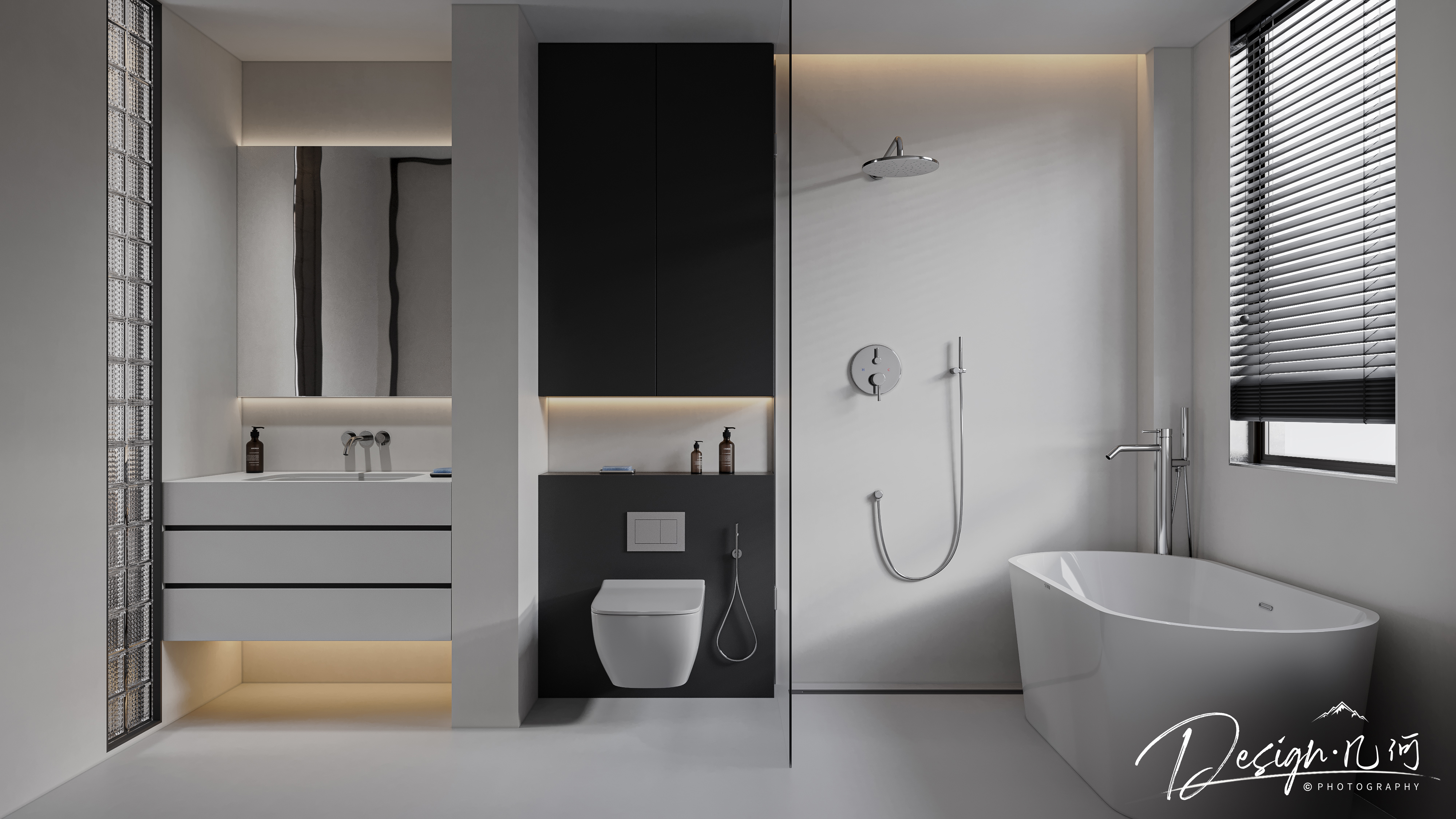 几何空间视觉表现 | 江山赋现代客餐厅-14