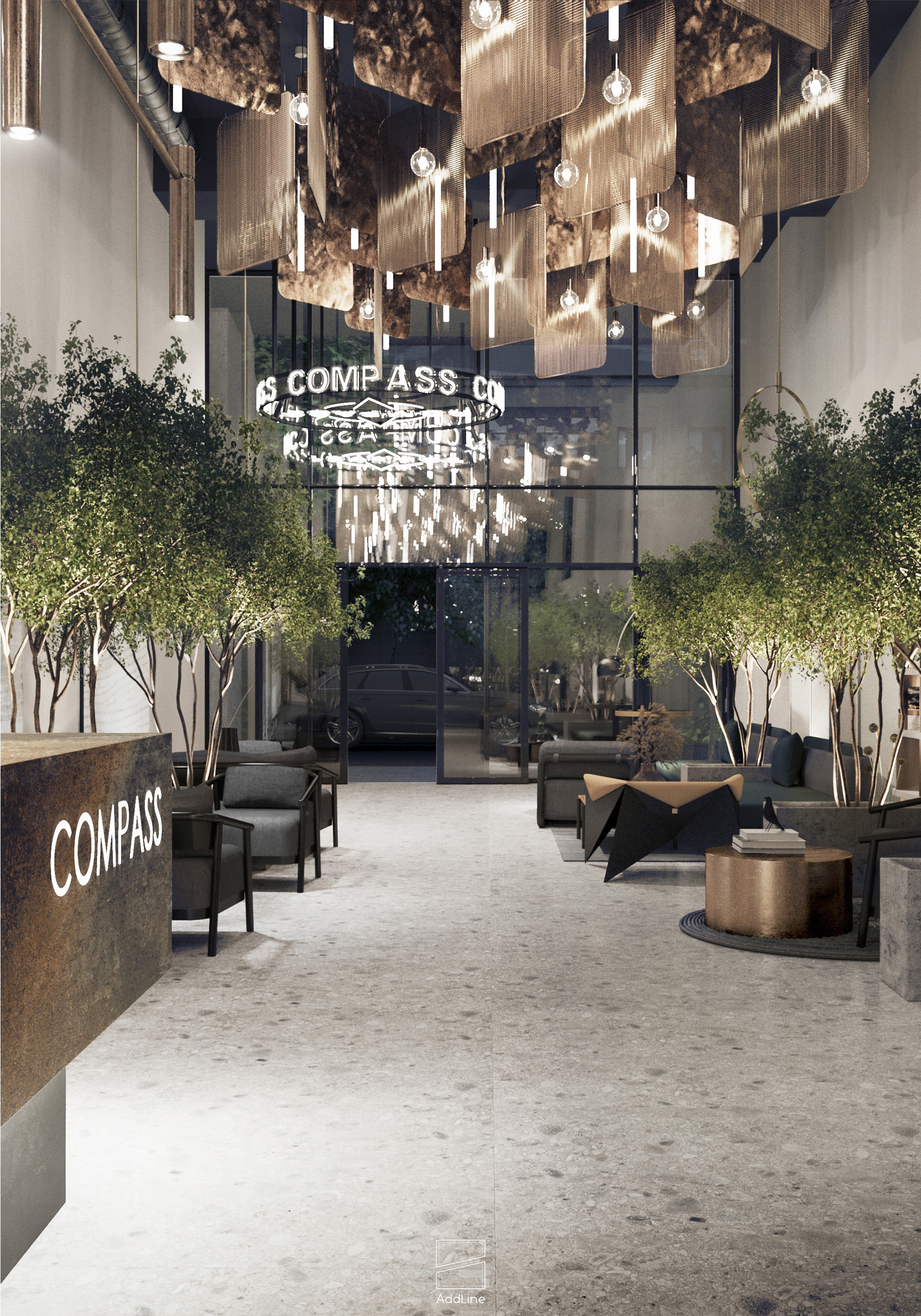 ЖК "COMPASS" Hall-2