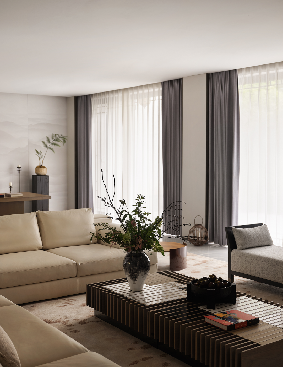 银杏汇湘湖天境 新中式挑空别墅丨中国杭州丨H.N.LIN空间美学馆-82