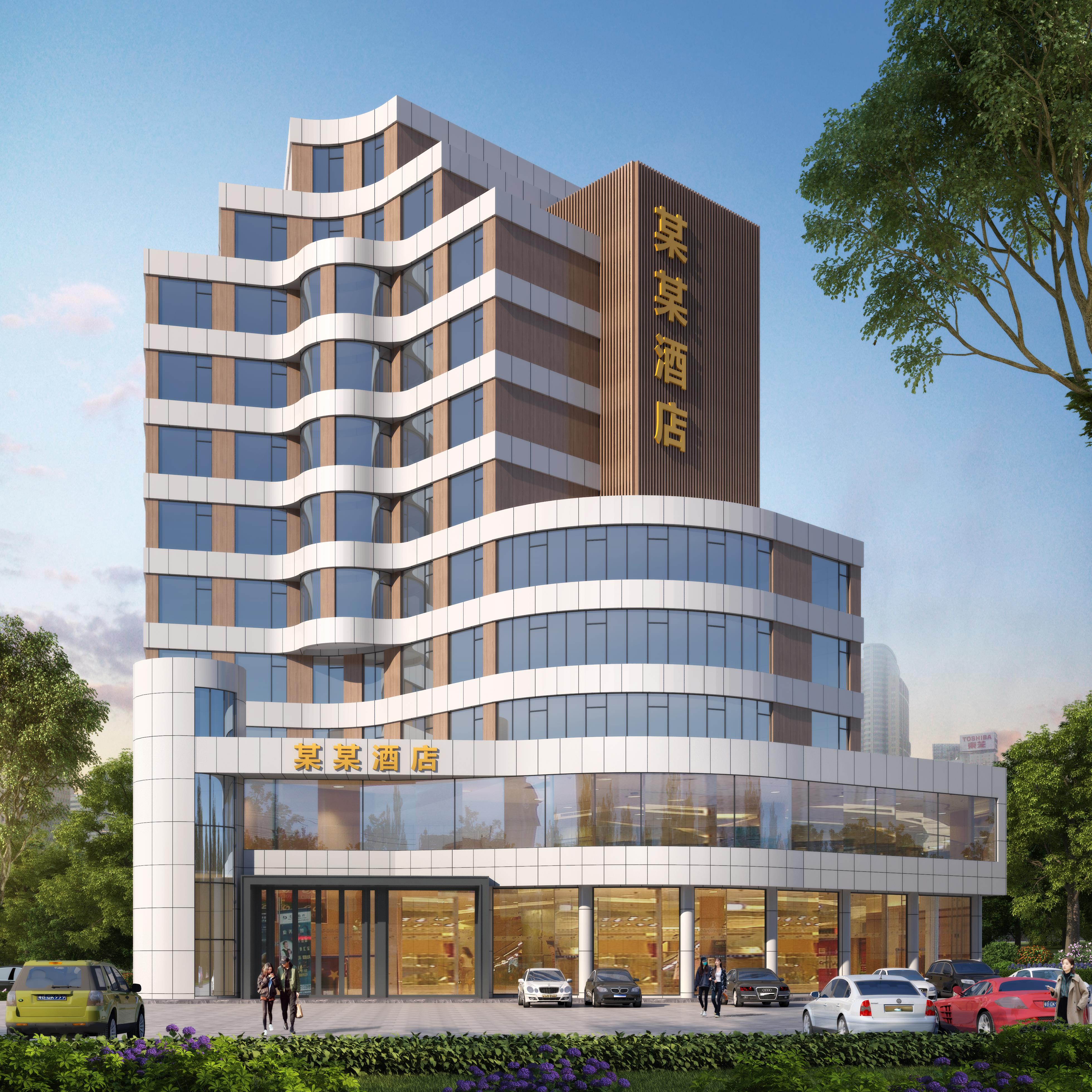 酒店外立面建筑分享-2