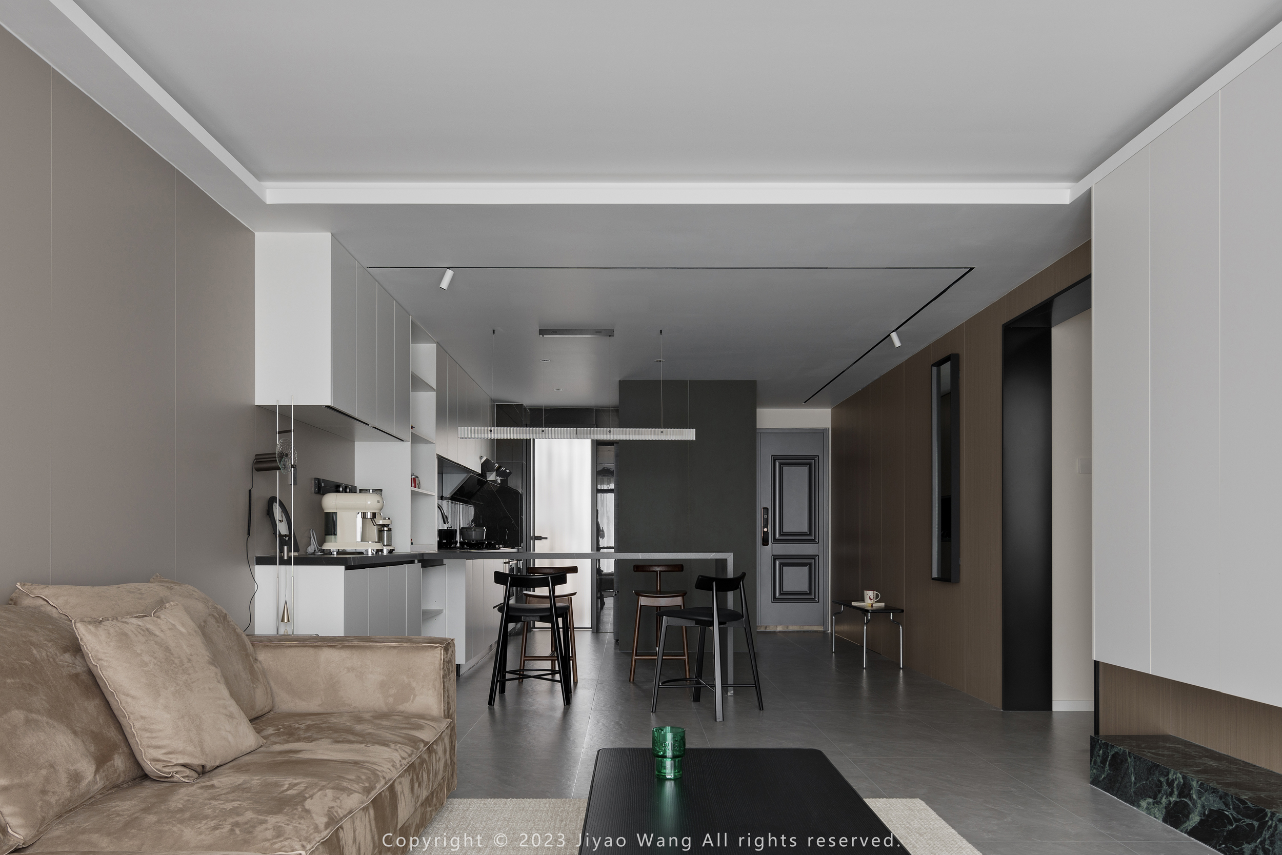 两居室现代简约风家装空间摄影案例丨中国北京丨研筑国际-7