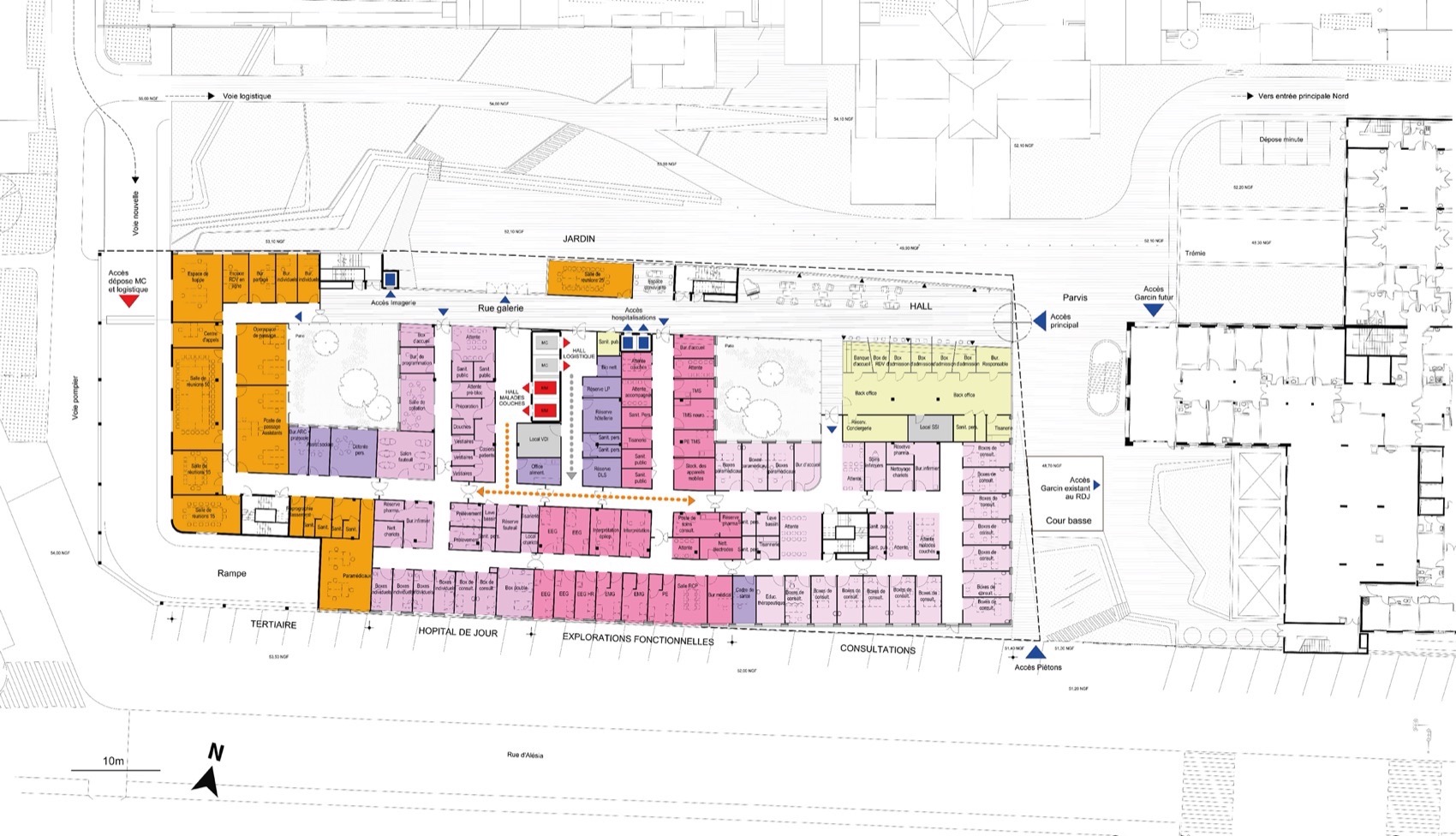 巴黎Sainte-Anne医院神经科学中心,法国 / Pargade Architectes-45